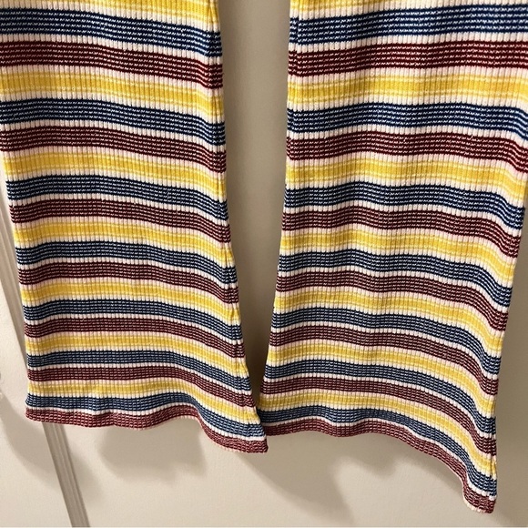 Zara Rib Texture Striped Pull On Pants Size S NWT - Picture 6 of 8